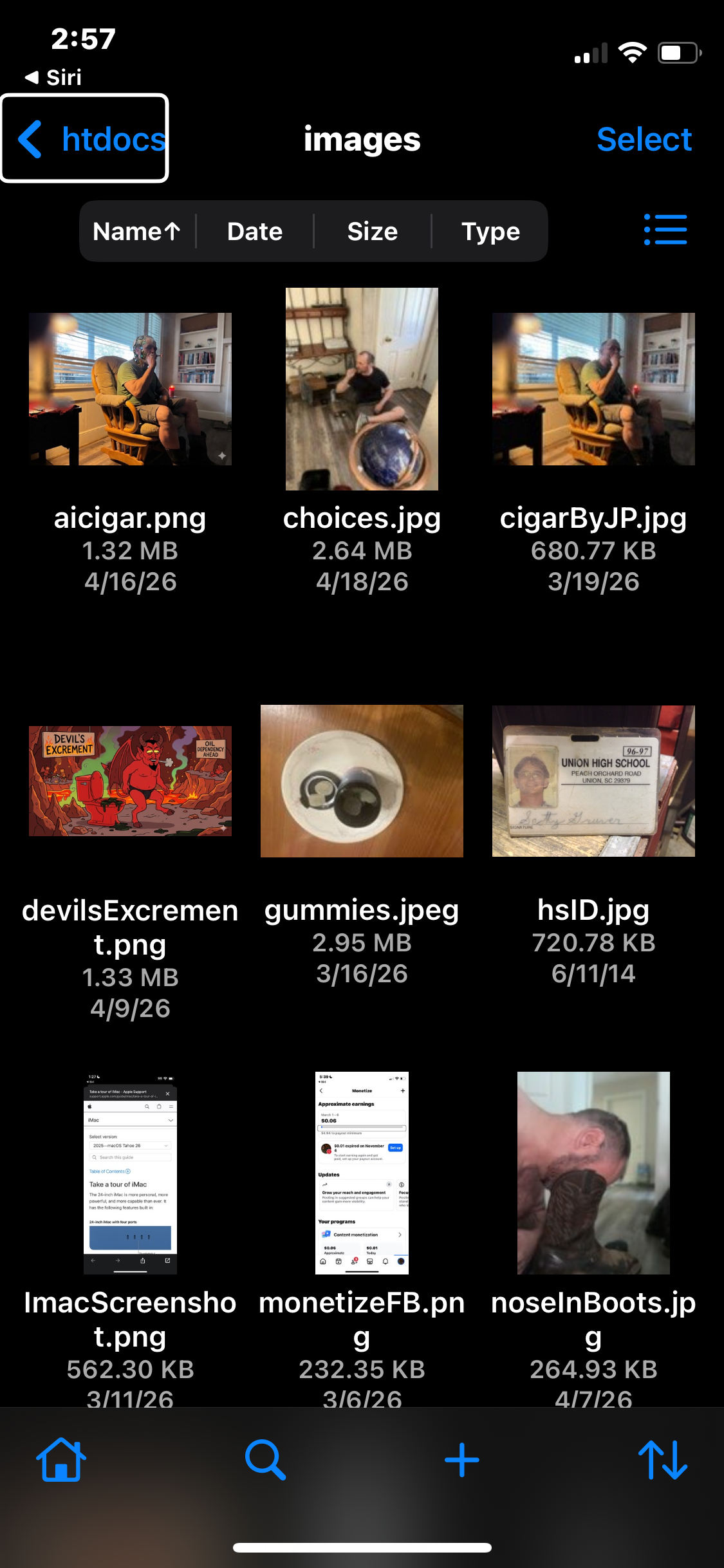 List of Blog Images