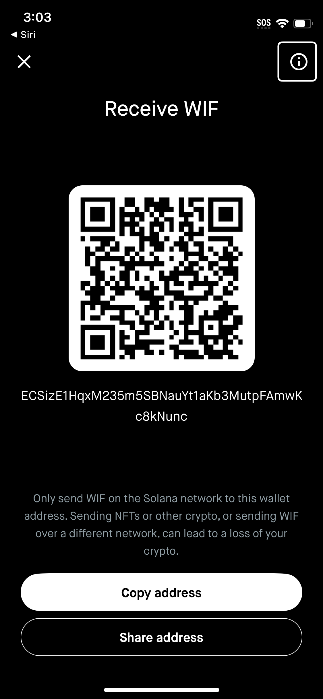WIF Wallet QR Code